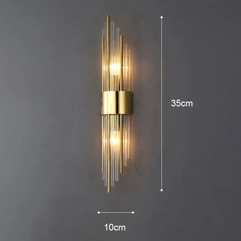 LED Wall Sconce - Elegant Gold Finish for Modern Spaces 12