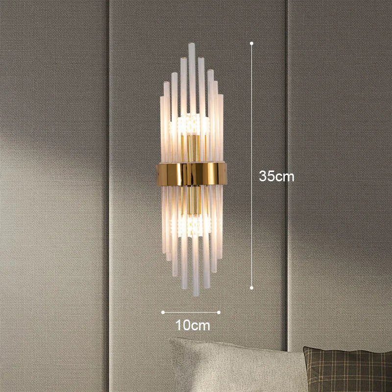 LED Wall Sconce - Elegant Gold Finish for Modern Spaces 2