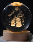 Luminous Crystal Ball Night Light - Enchanting 3D Designs & Warm Glow 10