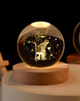 Luminous Crystal Ball Night Light - Enchanting 3D Designs & Warm Glow 17