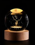 Luminous Crystal Ball Night Light - Enchanting 3D Designs & Warm Glow 20