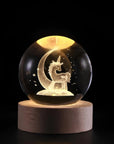 Luminous Crystal Ball Night Light - Enchanting 3D Designs & Warm Glow 21