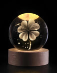 Luminous Crystal Ball Night Light - Enchanting 3D Designs & Warm Glow 24