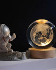 Luminous Crystal Ball Night Light - Enchanting 3D Designs & Warm Glow 3