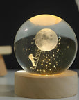 Luminous Crystal Ball Night Light - Enchanting 3D Designs & Warm Glow 7