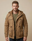 Riley | Hooded Fleece Men's Coat for Outdoors