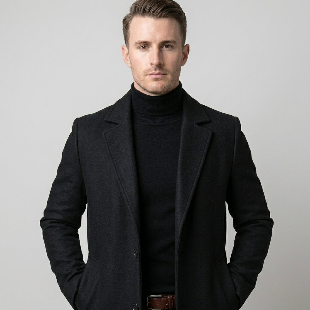 Flynn | Wool Blend Men's Jacket for Cold Weather