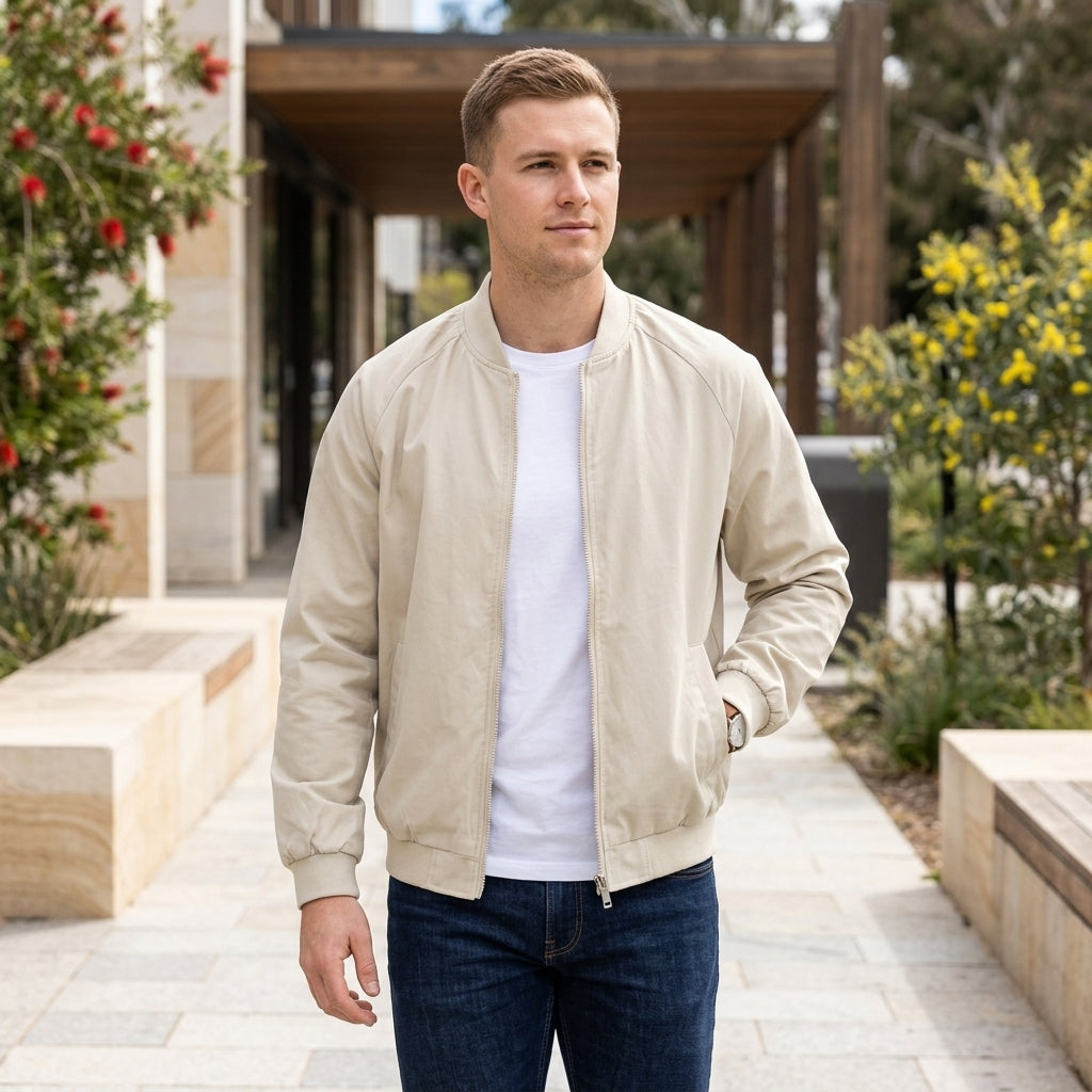 Ashton | Modern Men's Jacket with Flight Style