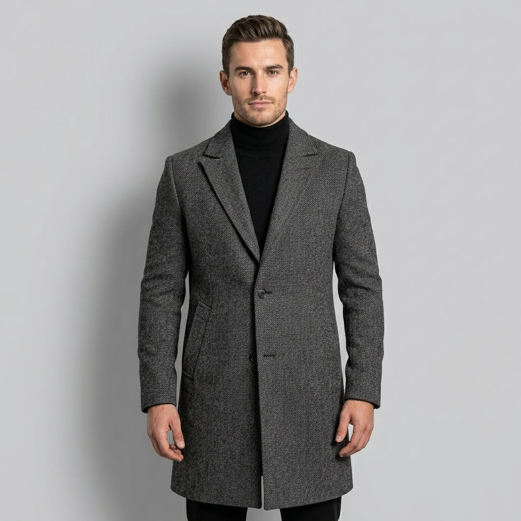 Flynn | Wool Blend Men's Jacket for Cold Weather