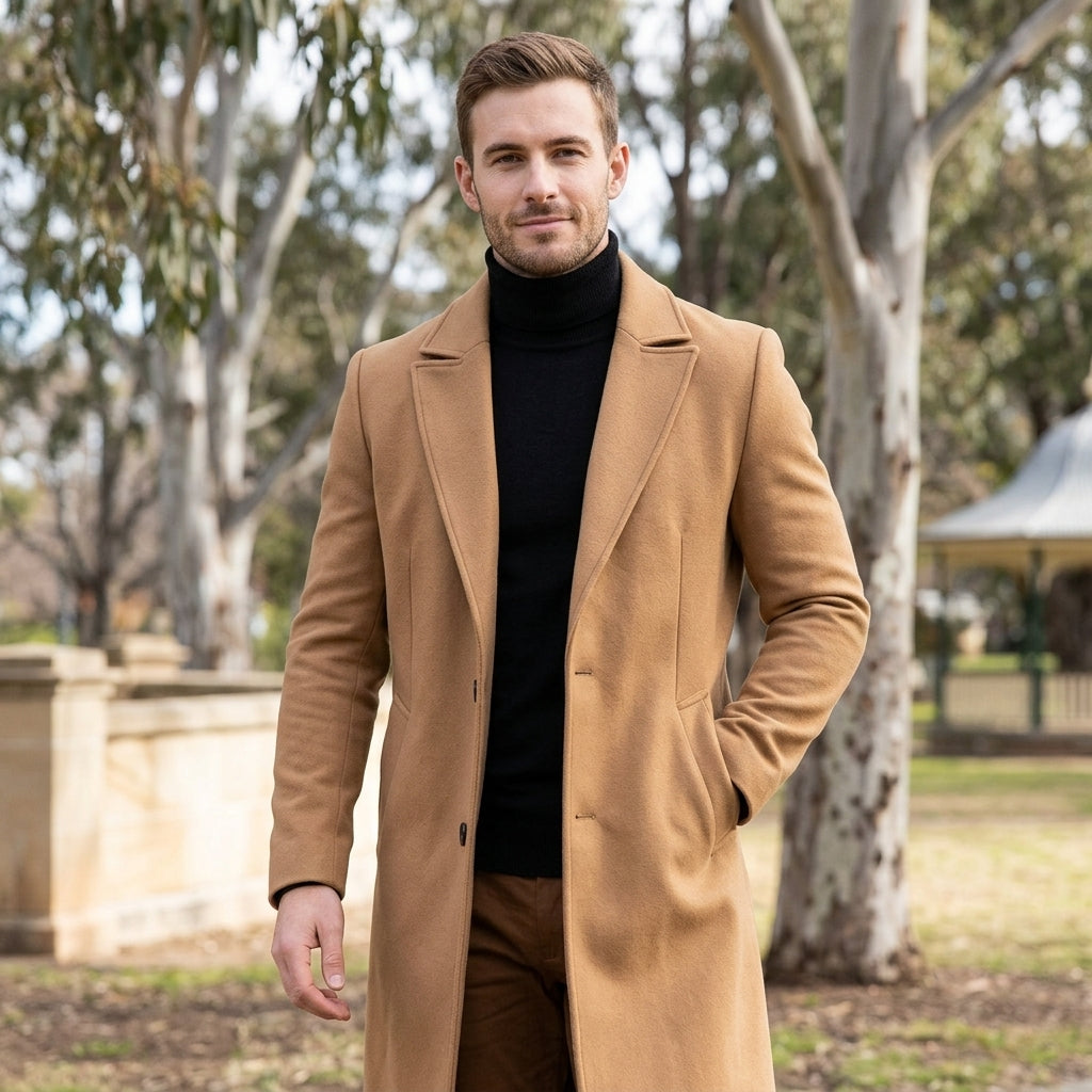 Flynn | Wool Blend Men's Jacket for Cold Weather