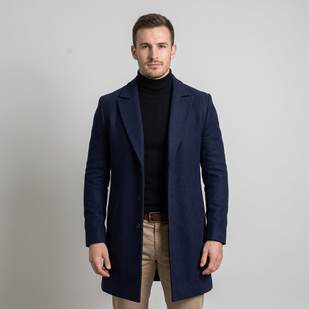 Flynn | Wool Blend Men's Jacket for Cold Weather