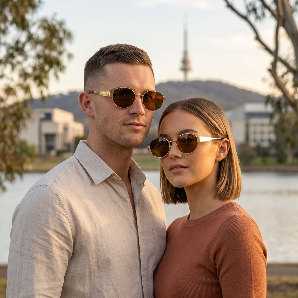 Skyler | Vintage Oval Sunglasses with Timeless Design