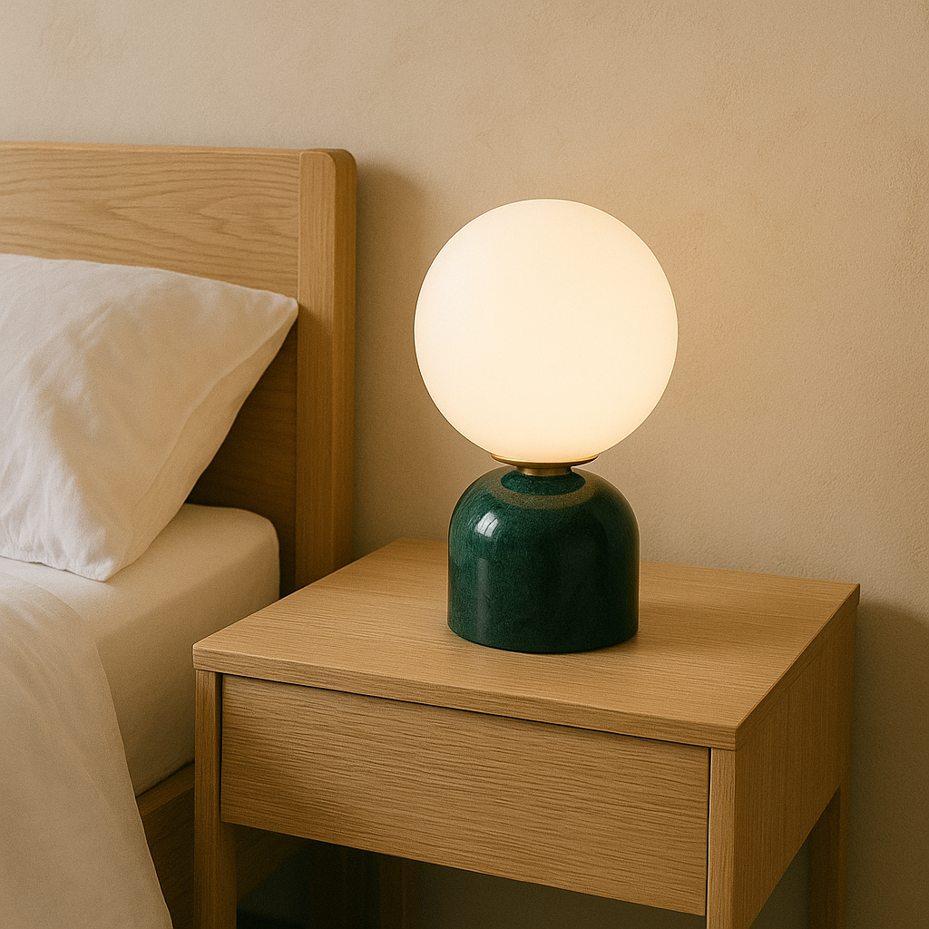 Marble Table Lamp - Elegant Design with Soft Warm Glow 10