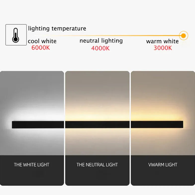 Minimalist LED Outdoor Wall Light - Dimmable &amp; Weather Resistant 2