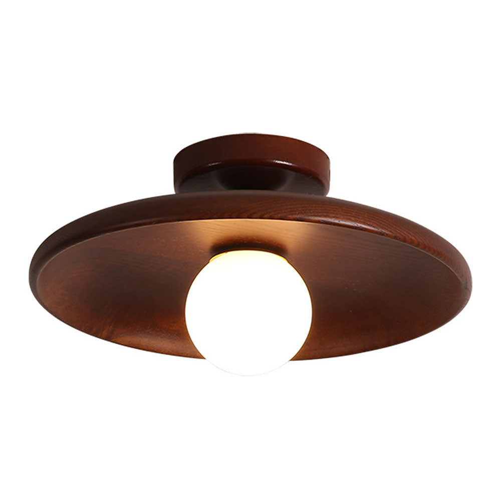 Minimalist Wood Ceiling Light - Elegant Flush Mount for Any Room 7