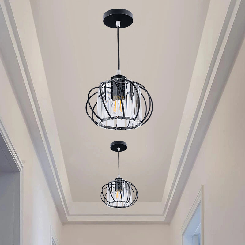 Modern Black Glass Pendant Light - Stylish &amp; Versatile Design 0