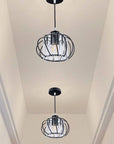 Modern Black Glass Pendant Light - Stylish & Versatile Design 1