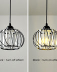 Modern Black Glass Pendant Light - Stylish & Versatile Design 2