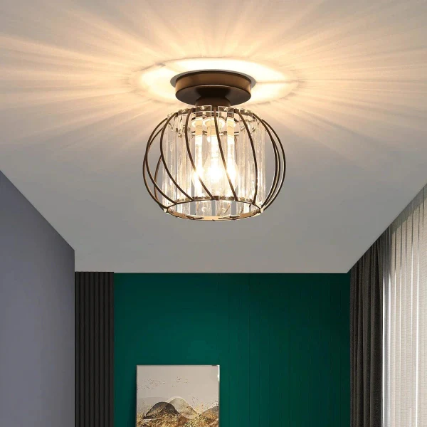 Modern Black Glass Pendant Light - Stylish &amp; Versatile Design 8