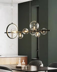 Modern Bubble Chandelier - Elegant Glass Design with LED Lighting 5