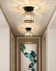 Modern Flush Mount Ceiling Light - Elegant Crystal Shade Design 20