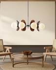 Modern Geometric Chandelier - Sculptural LED Lighting for Home 1