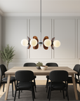 Modern Geometric Chandelier - Sculptural LED Lighting for Home 5