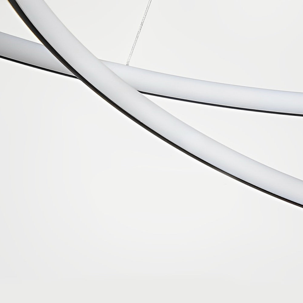 Modern LED Chandelier - Dimmable Brightness &amp; Stylish Design 1