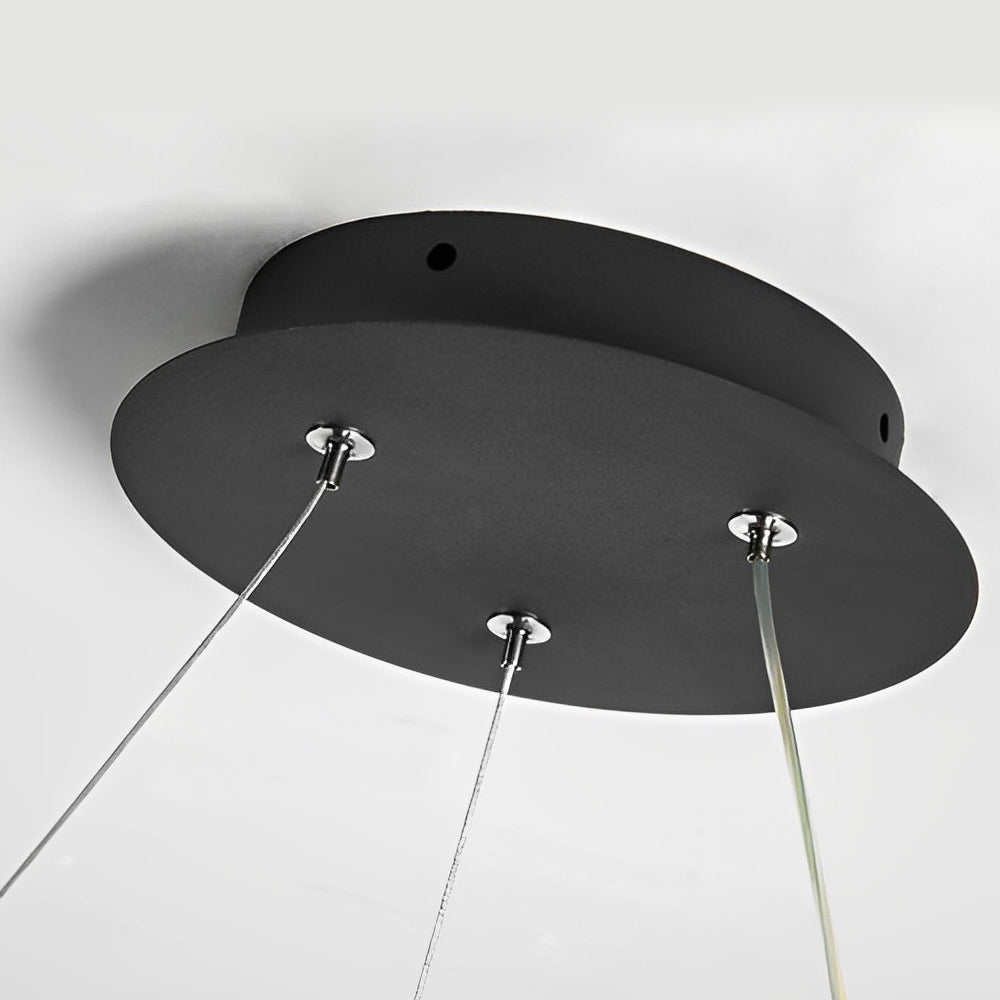 Modern LED Chandelier - Dimmable Brightness &amp; Stylish Design 2