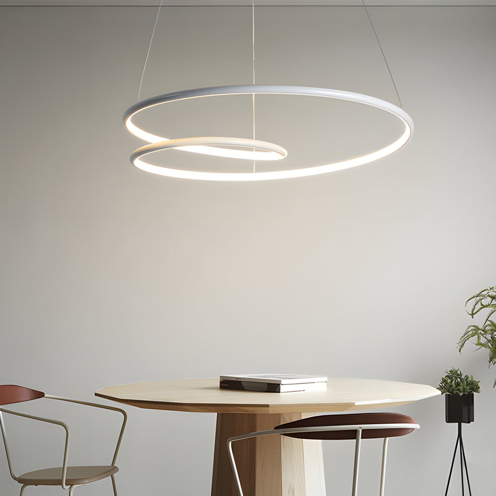 Modern LED Chandelier - Dimmable Brightness &amp; Stylish Design 9