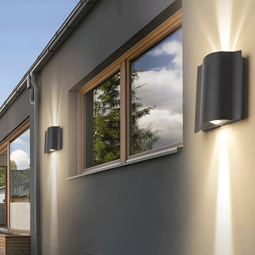 Modern Outdoor Wall Light - Energy-Efficient, Weather-Resistant Design 0