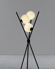 Modern Tripod Floor Lamp - Stylish 3D Moon Design for Any Room 0