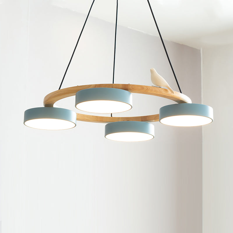 Nature-Inspired LED Chandelier - Adjustable Height &amp; Warm Illumination 13