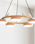 Nature-Inspired LED Chandelier - Adjustable Height & Warm Illumination 15
