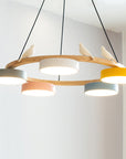 Nature-Inspired LED Chandelier - Adjustable Height & Warm Illumination 16