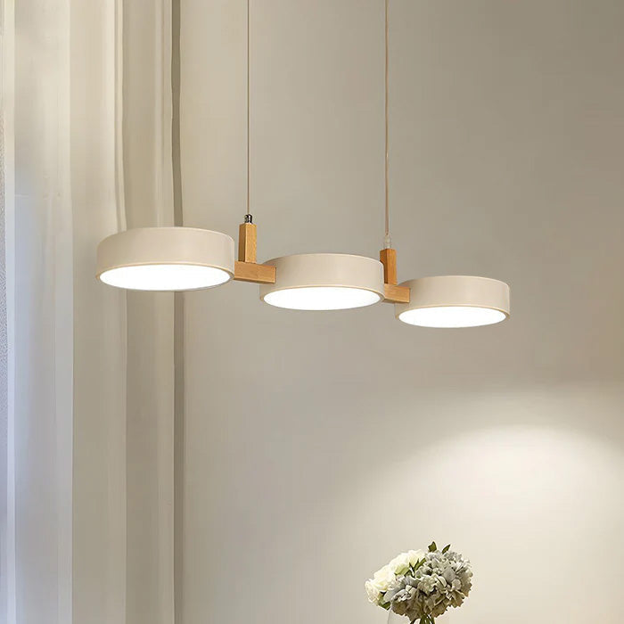 Nordic Flush Ceiling Light - Modern Iron &amp; Wood Design for Elegance 11