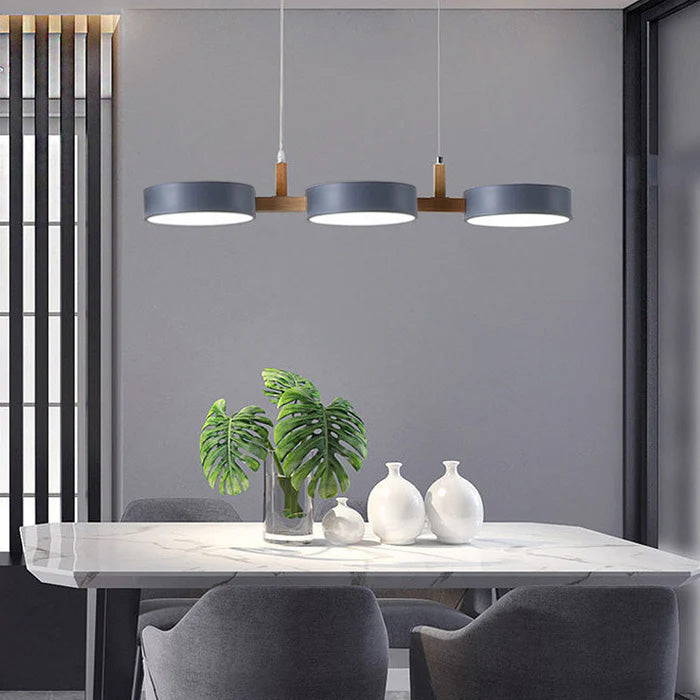 Nordic Flush Ceiling Light - Modern Iron &amp; Wood Design for Elegance 12