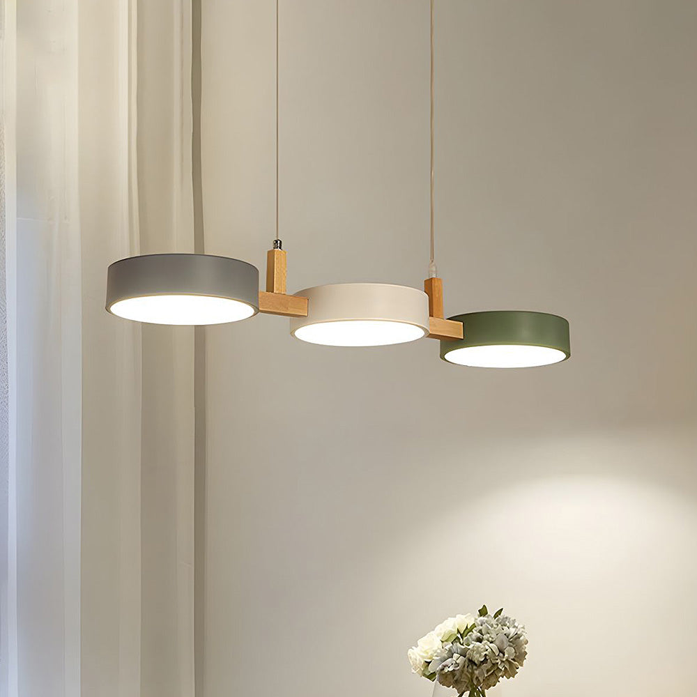 Nordic Flush Ceiling Light - Modern Iron &amp; Wood Design for Elegance 13