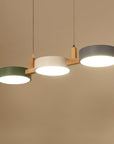 Nordic Flush Ceiling Light - Modern Iron & Wood Design for Elegance 4