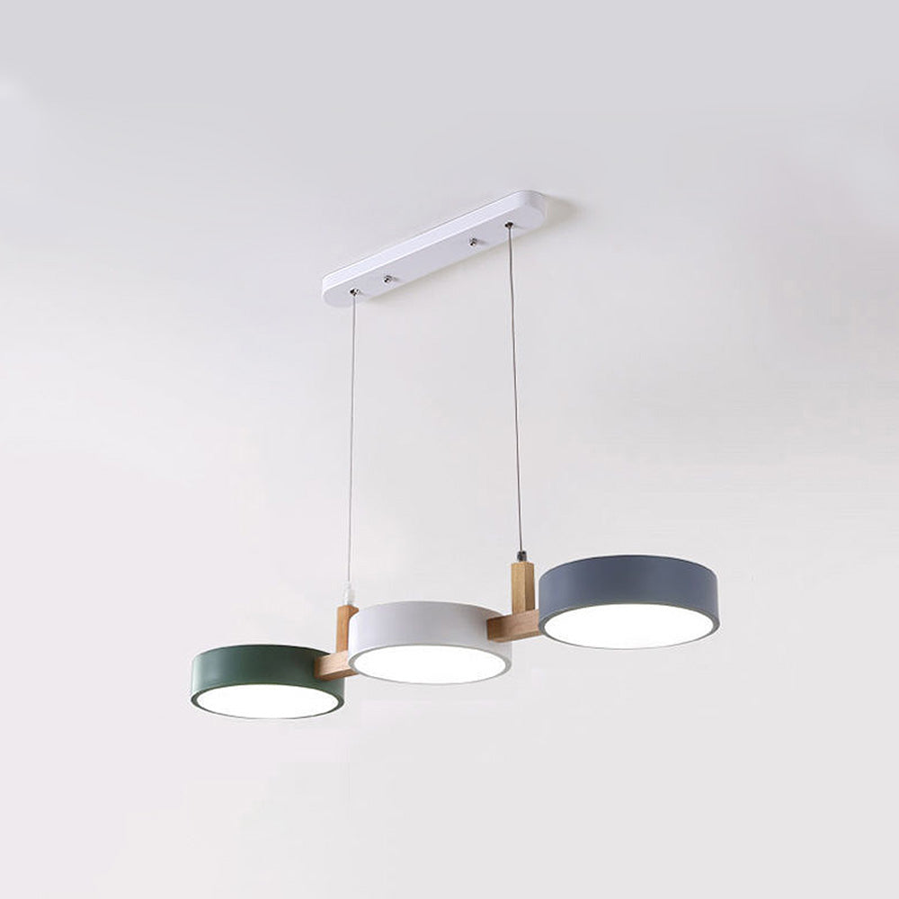 Nordic Flush Ceiling Light - Modern Iron &amp; Wood Design for Elegance 6