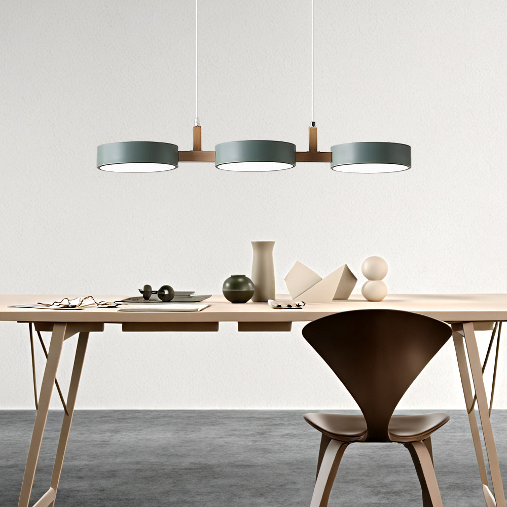 Nordic Flush Ceiling Light - Modern Iron &amp; Wood Design for Elegance 9