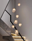 Nordic Villa Chandelier - Adjustable LED Lighting for Modern Spaces 0