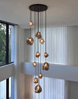Nordic Villa Chandelier - Adjustable LED Lighting for Modern Spaces 1