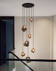 Nordic Villa Chandelier - Adjustable LED Lighting for Modern Spaces 2