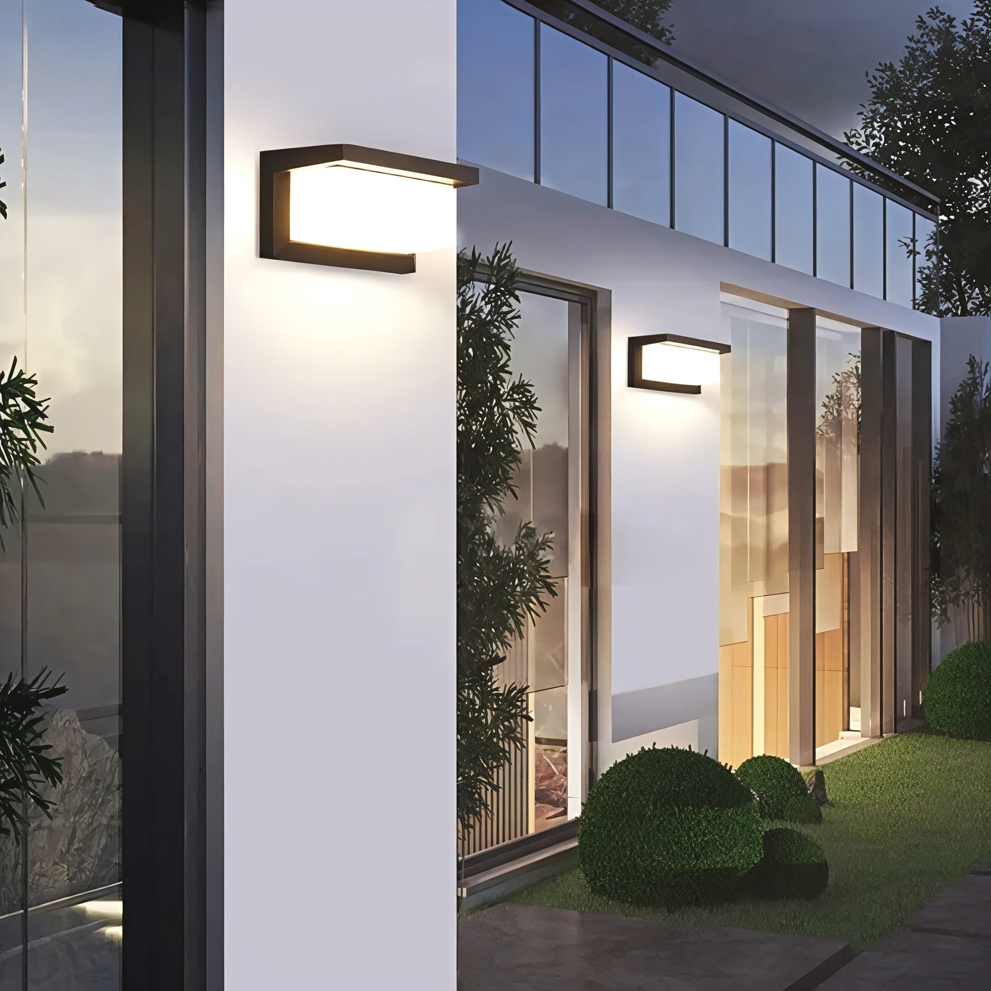 Outdoor Motion Sensor LED Wall Light - Weatherproof &amp; Energy Efficient 0