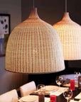Rattan Pendant Light - Rustic Charm with Easy Installation 1