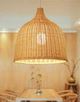 Rattan Pendant Light - Rustic Charm with Easy Installation 2