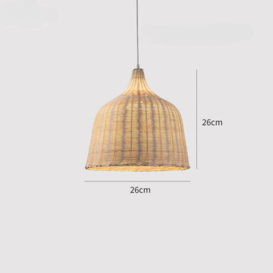 Rattan Pendant Light - Rustic Charm with Easy Installation 3