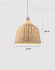 Rattan Pendant Light - Rustic Charm with Easy Installation 3