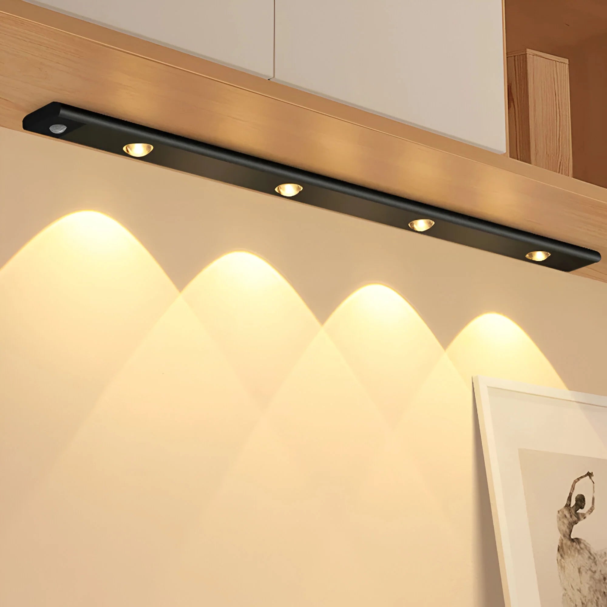 Rechargeable LED Motion Sensor Light - Smart Detection &amp; Custom Colors 0